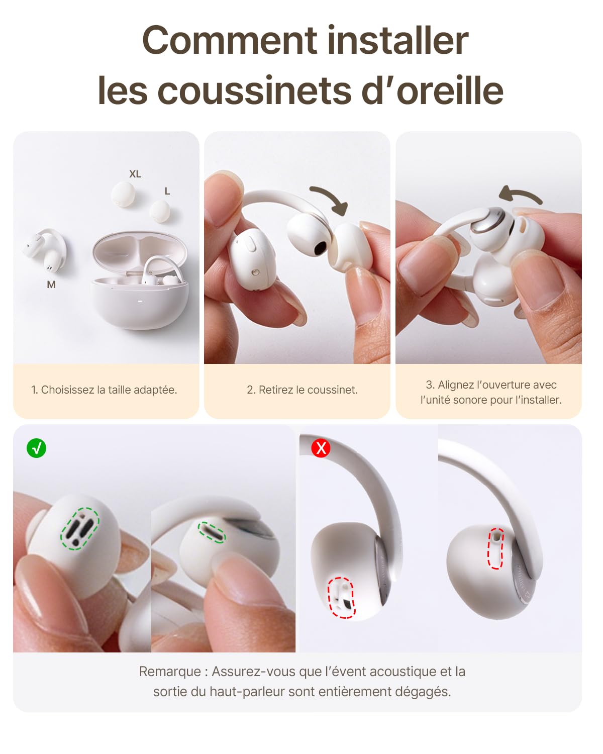 Baseus MC2 Écouteurs à Oreilles Libres, Clip-on Earbuds | CloudComfort 2.0, Hi-Res Audio, LDAC, SuperBass 3.0, Bluetooth 6.0, 4 Micros avec IA, 55 h d'autonomie, IP67, légers 5,1 g