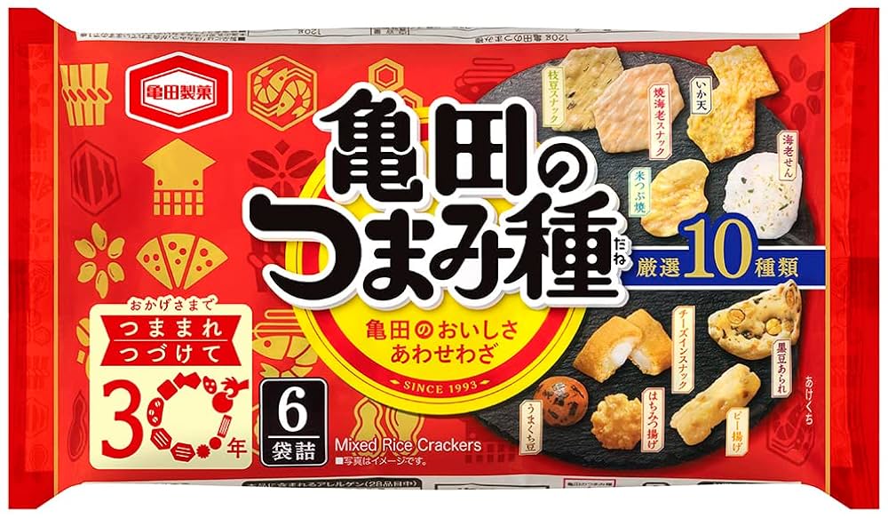Amazon.co.jp: 亀田製菓 亀田のつまみ種 120g : 食品・飲料・お酒