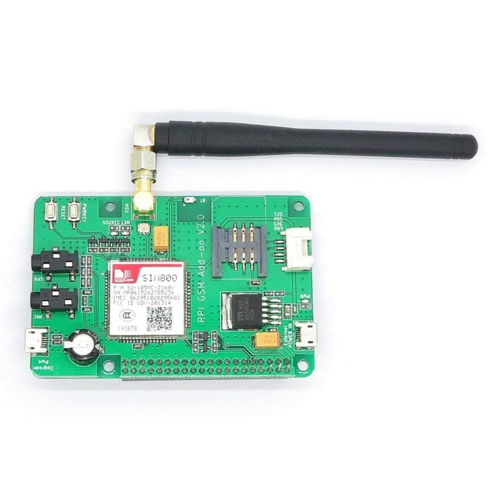 SIM800 Module GSM GPRS Expansion Borad GPRS Module Expansion Module for Compatible with Raspberry Pi 5/4/3/2/B+