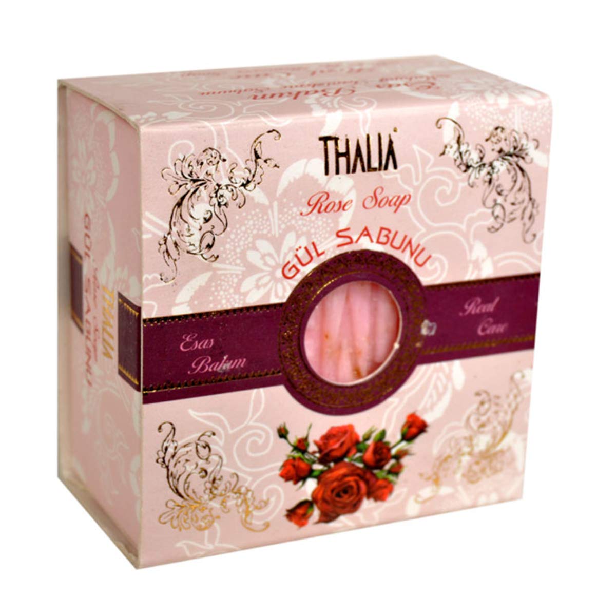 Thalia Natural Beauty Doğal Gül Özlü Sabun, 150 gr