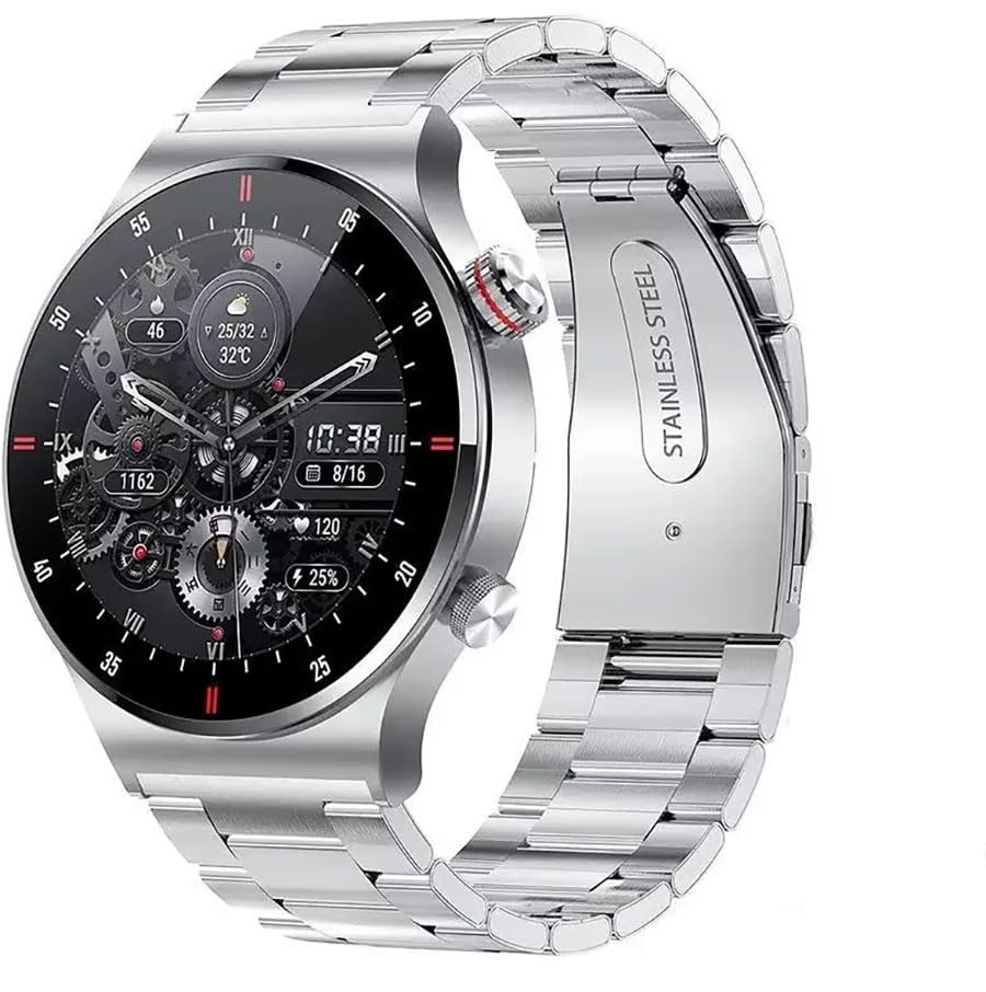 Men Smart Watch for Android iOS, Bluetooth Calls Voice Chat...