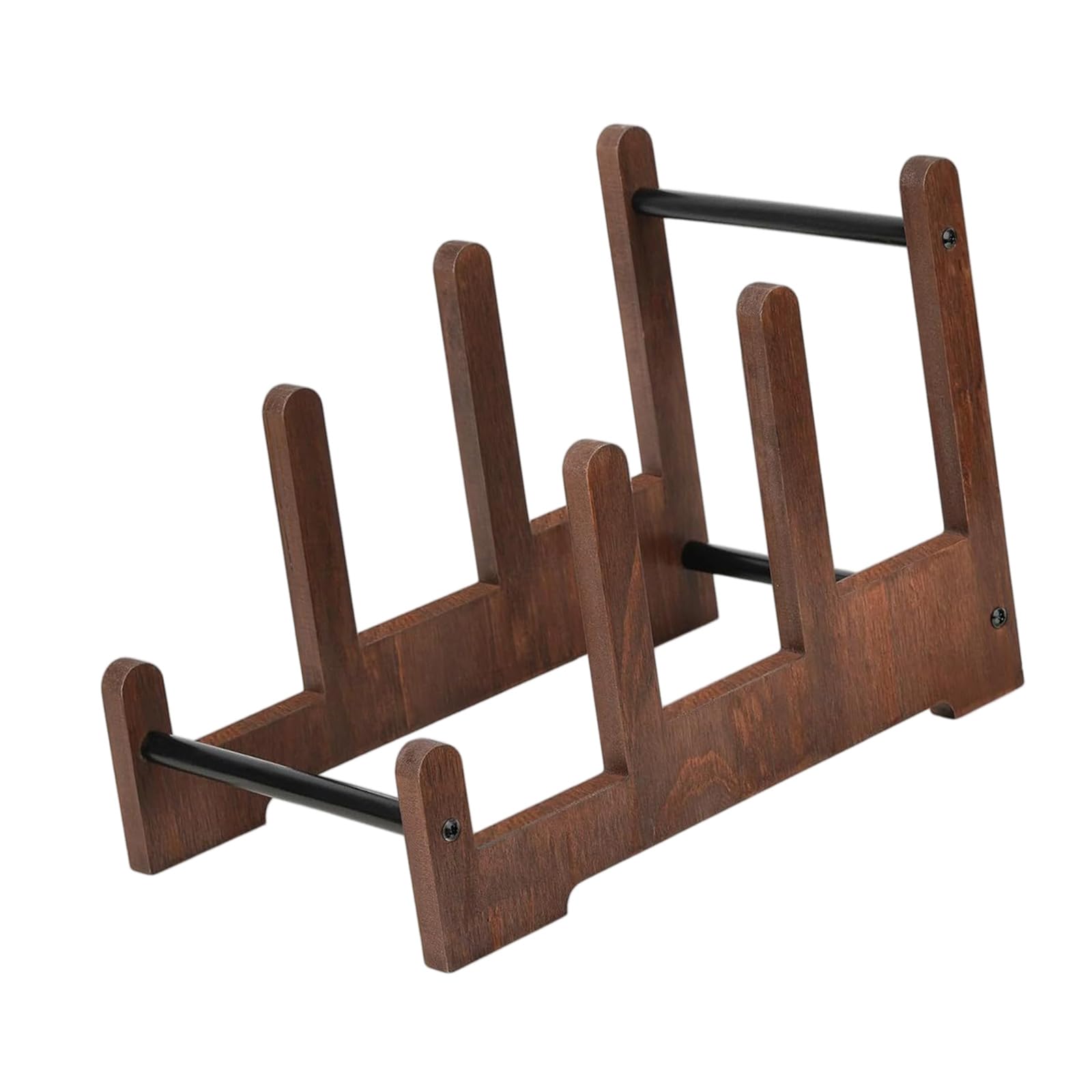 hogtnd Wood 3 Tiers Vinyls Record Holder, Records Display Stand for Records, Album Storage Rack for Magazine, Book File Record Display Rack Organizers