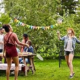 Relaxdays Gartenbank, bequemer 2-Sitzer, geflochtenes Design, für Terrasse & Balkon, HBT 86,5 x 127,5 x 58,5 cm, schwarz - 6