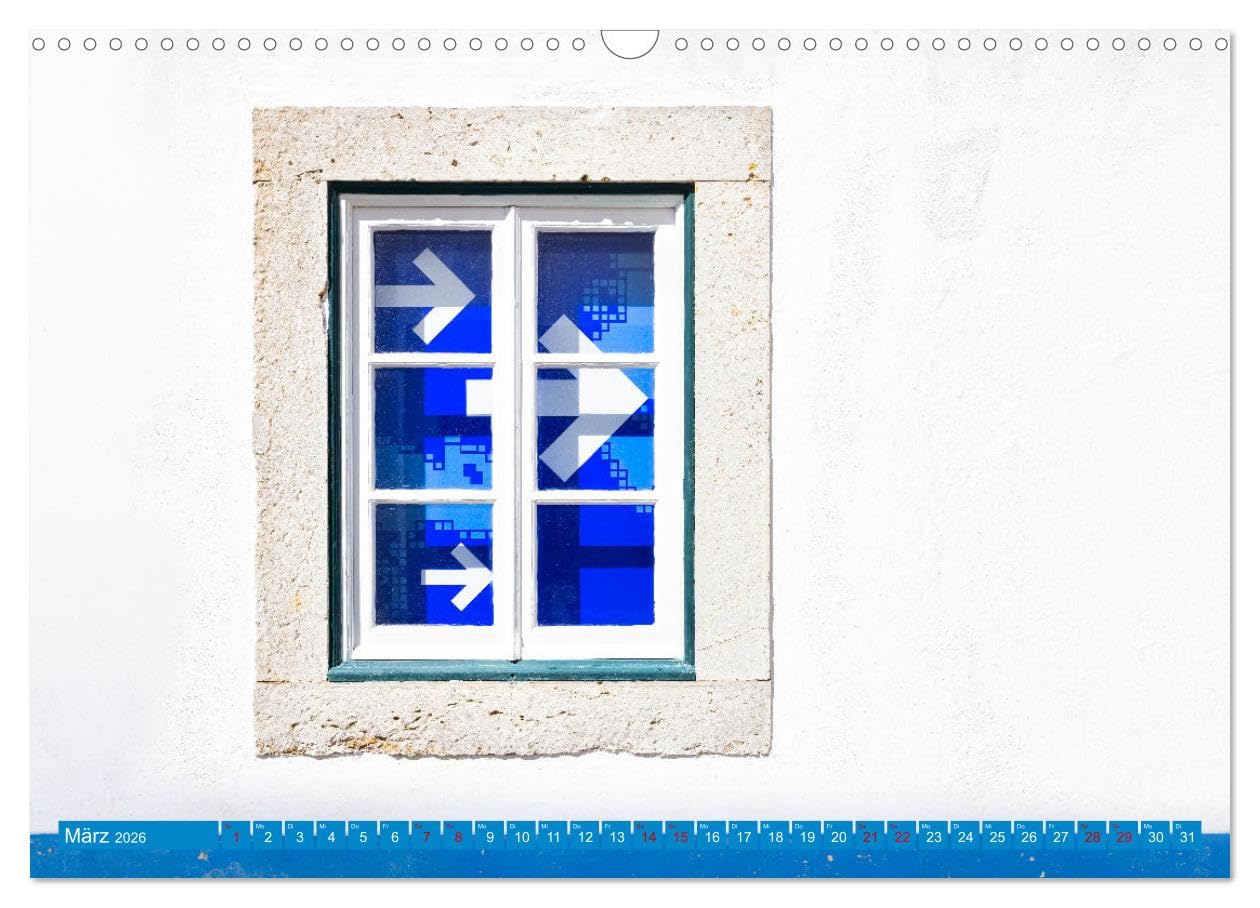 Die Farbe blau - Die Farbe der Weite und des Himmels (Wandkalender 2026 DIN A3 quer), CALVENDO Monatskalender: Die beruhigende und entspannende ... eine positive und entspannte Atmosphäre.