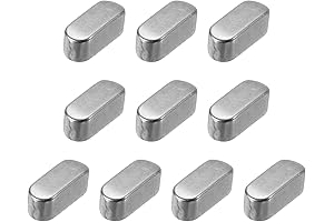 uxcell Round Ended Feather Key - 4 x 4 x 10mm