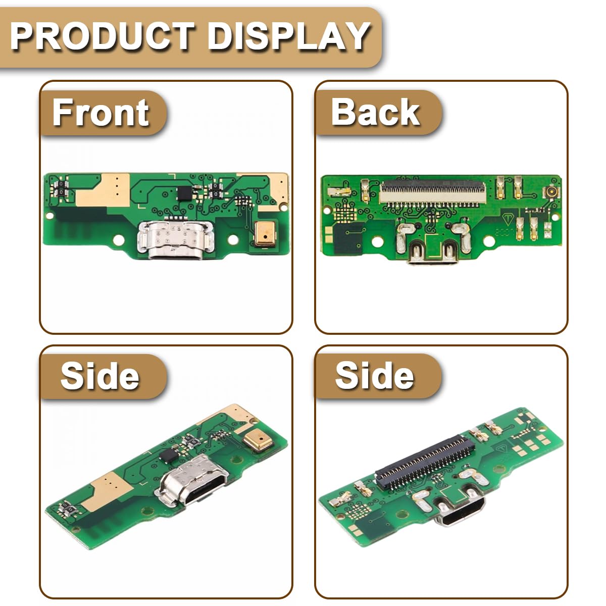 Remplacement du Port de Charge pour pour Galaxy Tab A 8.0 2019 T290 T295 SM-T290 SM-T295 Microphone Dock USB Connecteur Flex Cable Cable Board Pièce avec tournevistes