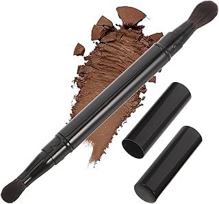 FOMIYES Brocha de maquillaje de ojos de doble...