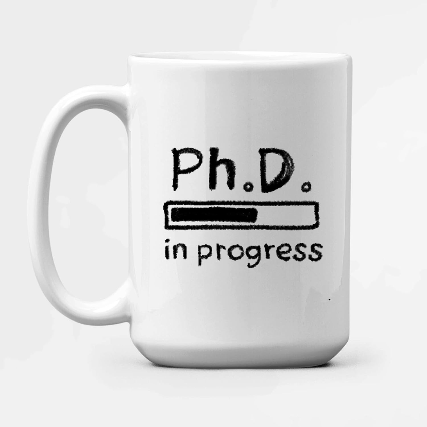 Panvola PhD in Progress Future Dr Doctor Medical Doctorate Student Graduation Gift Ceramic Coffee Mug Novelty Drinkware (15 oz, White) - Image 5