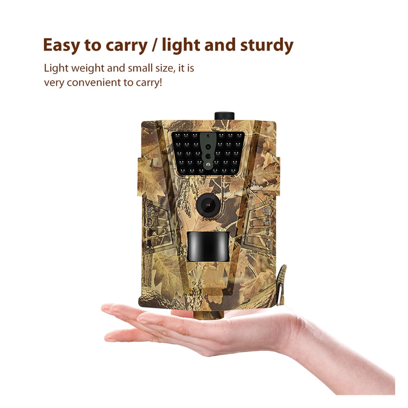 Trail Hunting Camera Dziki Nadzór Noktowizor Wildlife Scouting Cameras Photo Traps Track WyraźNe Obrazy I Filmy(Yellow)