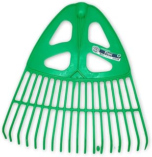 Vassoura Rastelo de Jardim – Leve, Resistente e Ideal para Juntar Folhas Secas - Plástico Resistente, Sem Cabo