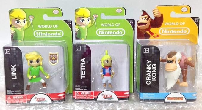 Amazon Co Jp ワールドオブニンテンドー コレクション フィギュア リンク テトラ クランキーコング 任天堂 トゥーンリンク ゼルダの伝説 ドンキーコング ホビー 通販