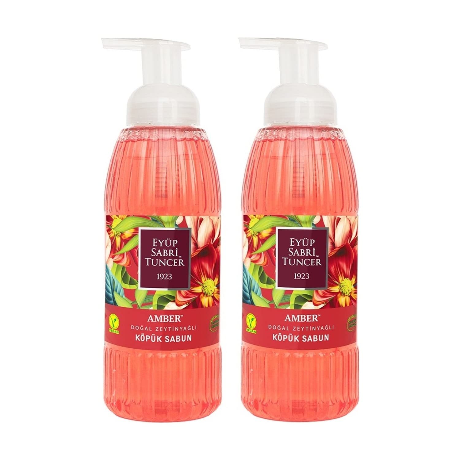 Eyüp Sabri Tuncer Zeytinyağlı Amber Köpük Sabun 500 ML x 2