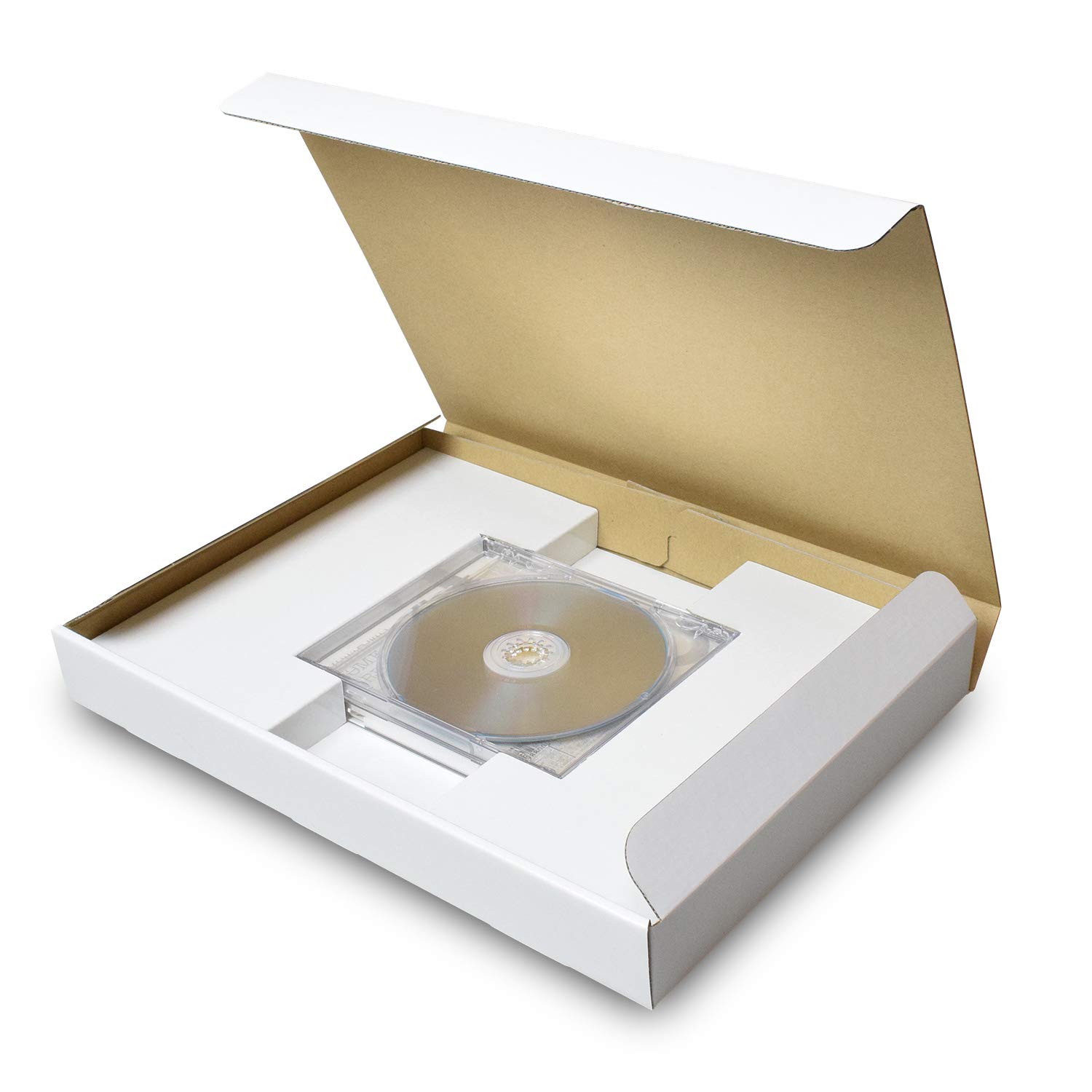 Amazon.co.jp: 横井パッケージ N式タイプ CD2枚入れ箱 A4対応 100枚