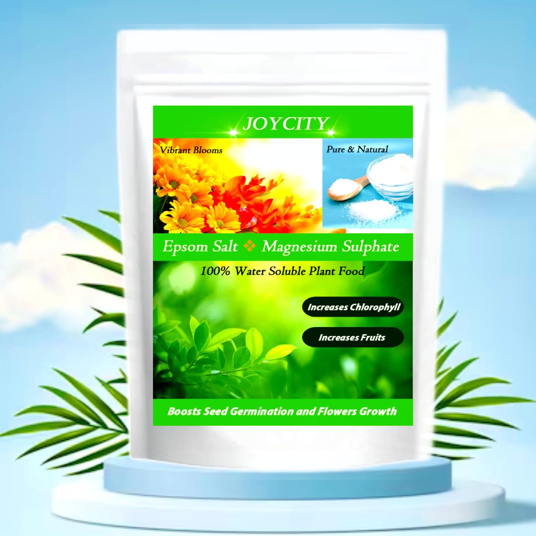 Joycity Epsom Salt for Plants Growth - 1Kg | Magnesium Sulphate Organic Fertilizer for Home Gardening | Water Soluble Plant Nutrients (B0CK4Z2KKJ) Amazon Price History, Amazon Price Tracker