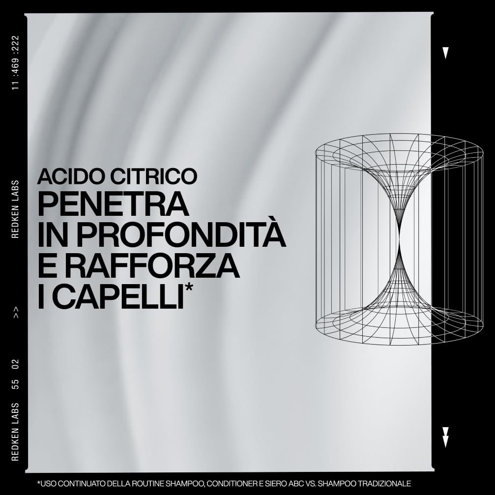 Redken, Siero Notte per Capelli Danneggiati, Capelli Rinforzati e Protetti a Lungo, Azione 24/7, Con Acido Citrico e Acido Poliglutammico e Squalane, Acidic Bonding Concentrate, 100 ml