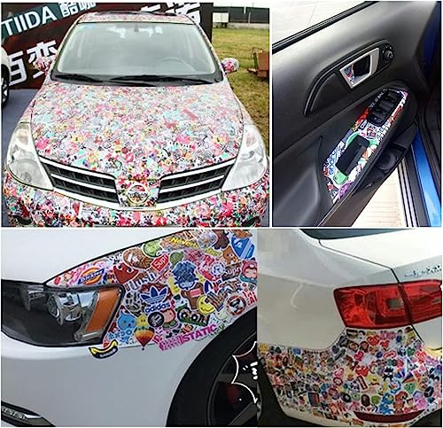 Willingood Aufkleber 200 Stück Wasserdicht Vinyl Stickers Graffiti Style Decals für Auto Motorräder Fahrrad Skateboard Snowboard Gepäck Laptop Aufkleber MacBook iPad und mehr