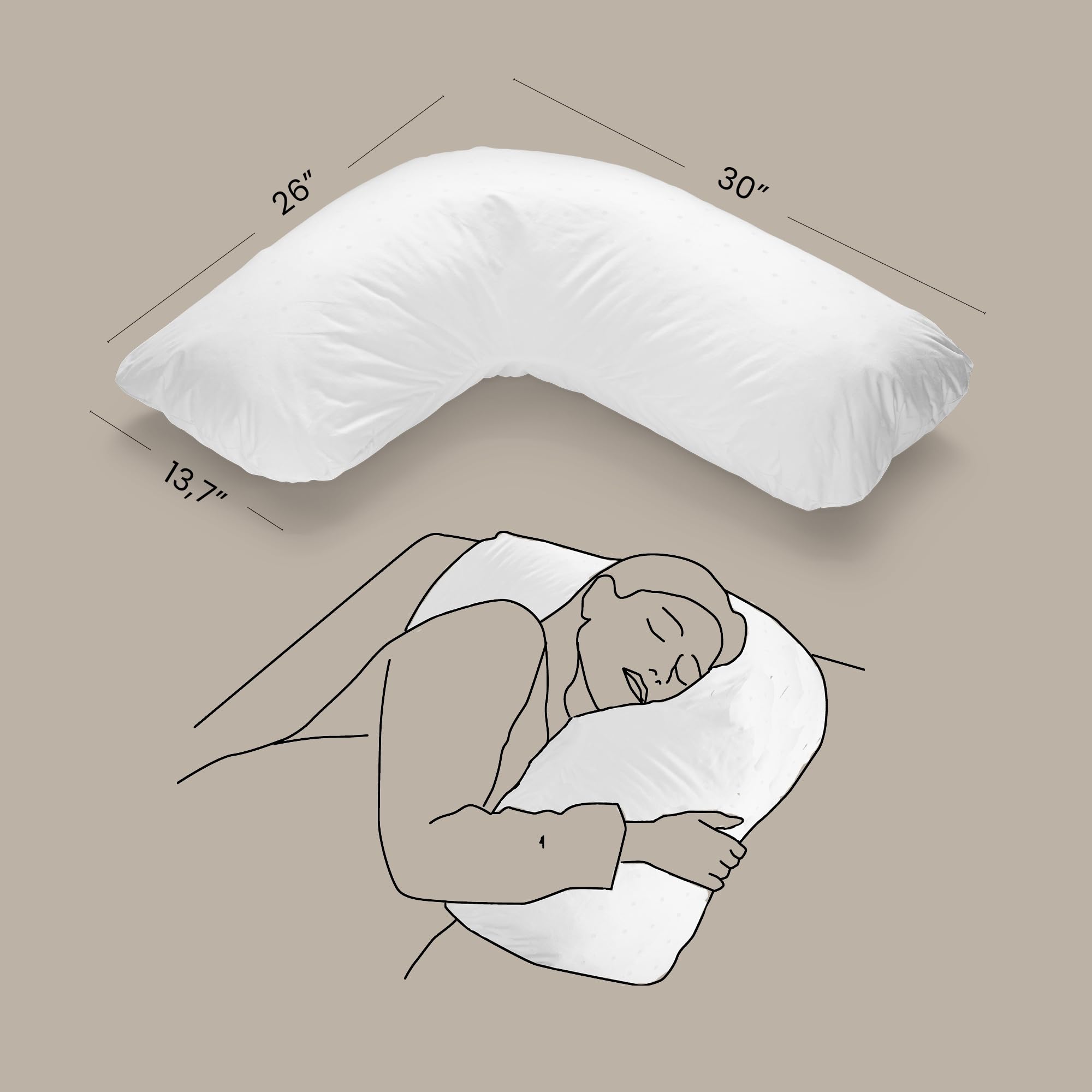 NORDIC SLEEP PILLOW MEDIUM HIGH 43x63cm② Amazon.com: FOSSFLAKES Nordic Sleep, Bed Pillow