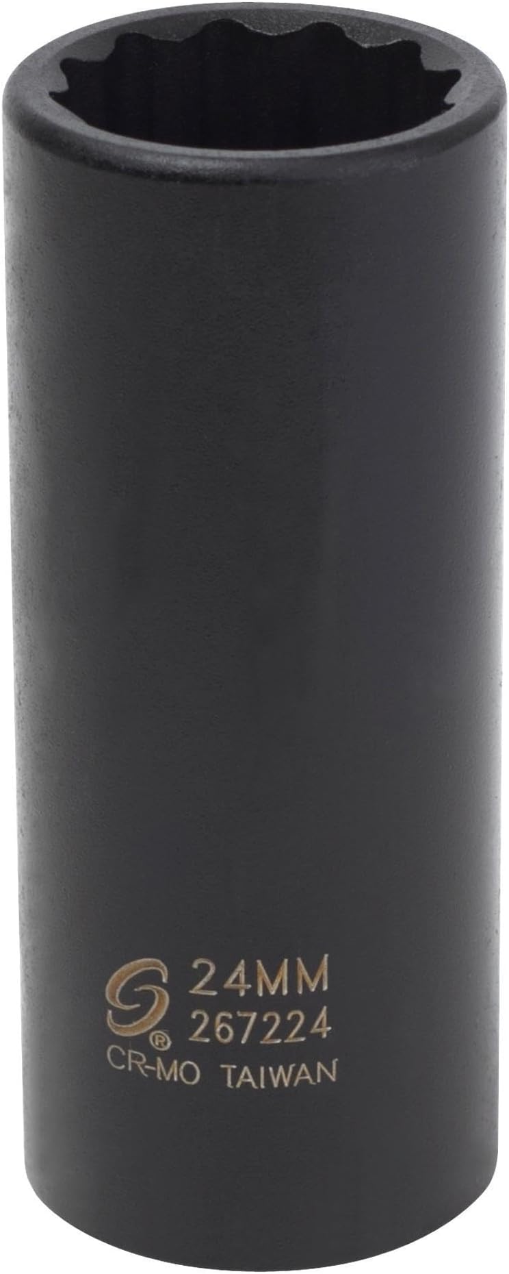 Sunex 267224 1/2-Inch Drive 24-mm 12-Point Deep Impact Socket
