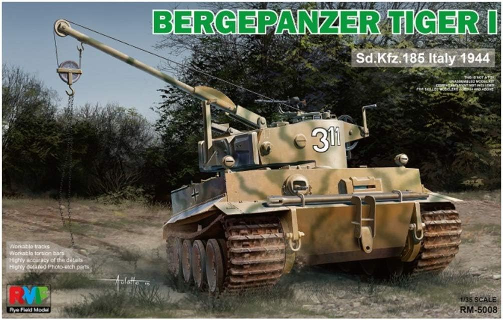 Rye field Original Model 5008 Model Kit Mountain Panzer Tiger I Sd. Kfz. 185 Italy 194
