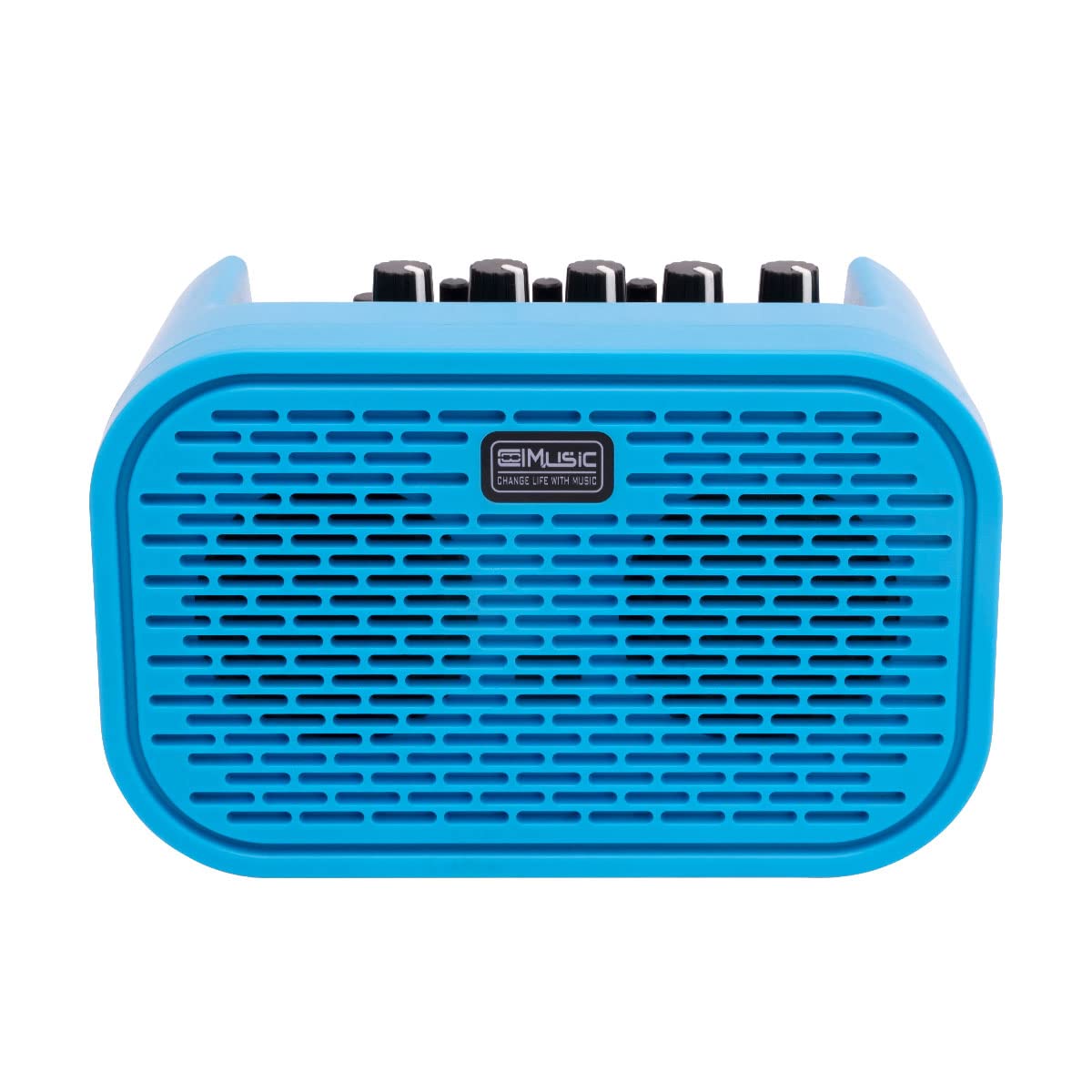 Mini Amplificatore per Chitarra Elettrica 10W Wireless Ricaricabile con Effetti di Ritardo/Distorsione, Bluetooth 5.0 per Esercizio