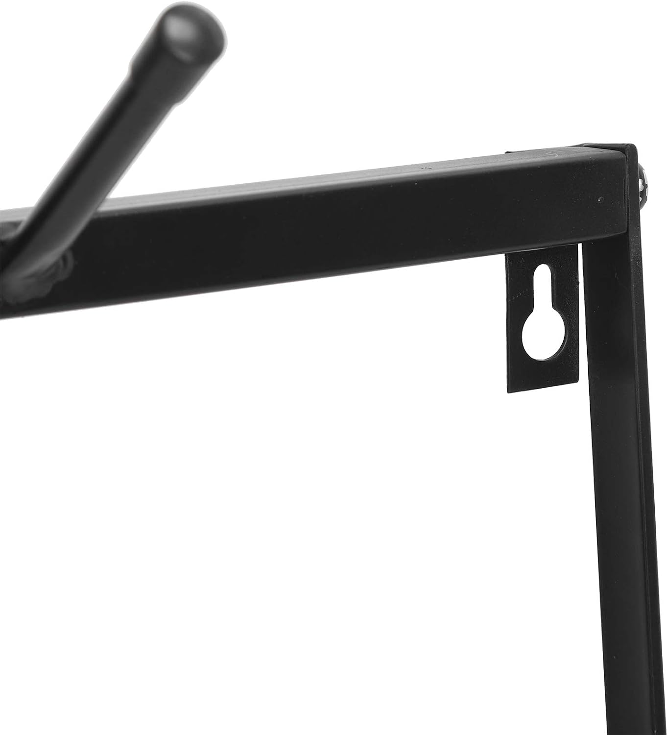 GOTOTOP Wall Mounted Coffee Cup Shelf, 8 Tier Wrought Iron Tea Cup Rack Multilayer Utensils Hooks Hanger Storage Display Hanging Organizer Black (4 Layers 2800ml 32cm)