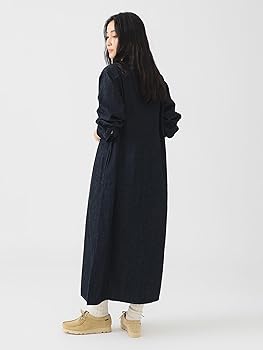 近年✨　ブラミンク　S C/LI REG LSL シャツワンピース　ロング　36 green label relaxing（グリーンレーベルリラクシング）の「SC