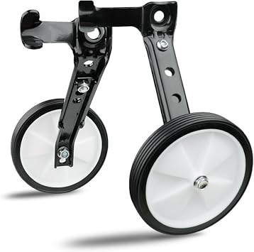 CHICIRIS Cycling Training Wheels, Highly Compatible 100kg Load Adjustable Heavy Duty Training Wheels for 18-24 Inch Kids Bike for Beginners