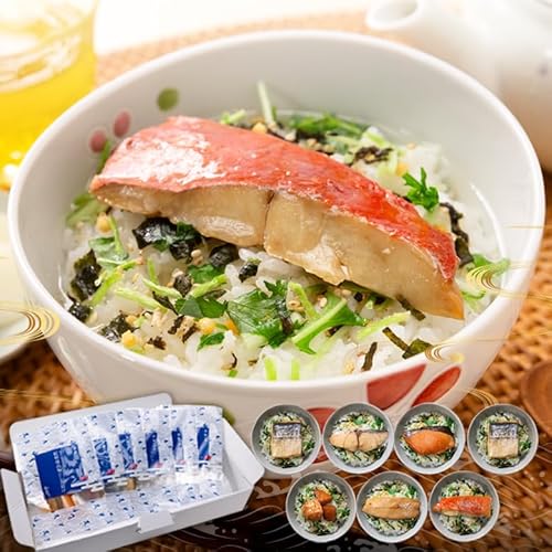 （02:53時点） お茶漬け 紀州南高梅 だし 茶漬け 6種7食 セット 高級 おしゃれ お取り寄せ さば 銀鮭 さわら 金目鯛 にしん 本マグロ角煮 プレミア和歌山賞 高下水産