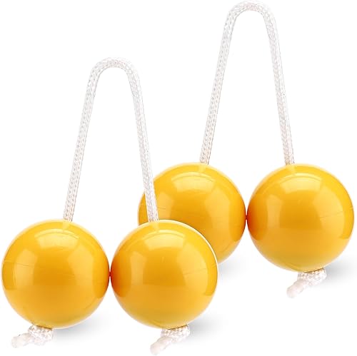 Facmogu Aslatua - Juego de 2 bolas rítmicas auténticas de África Occidental, bolas rítmicas de Aslatuas para principiantes y amantes de África