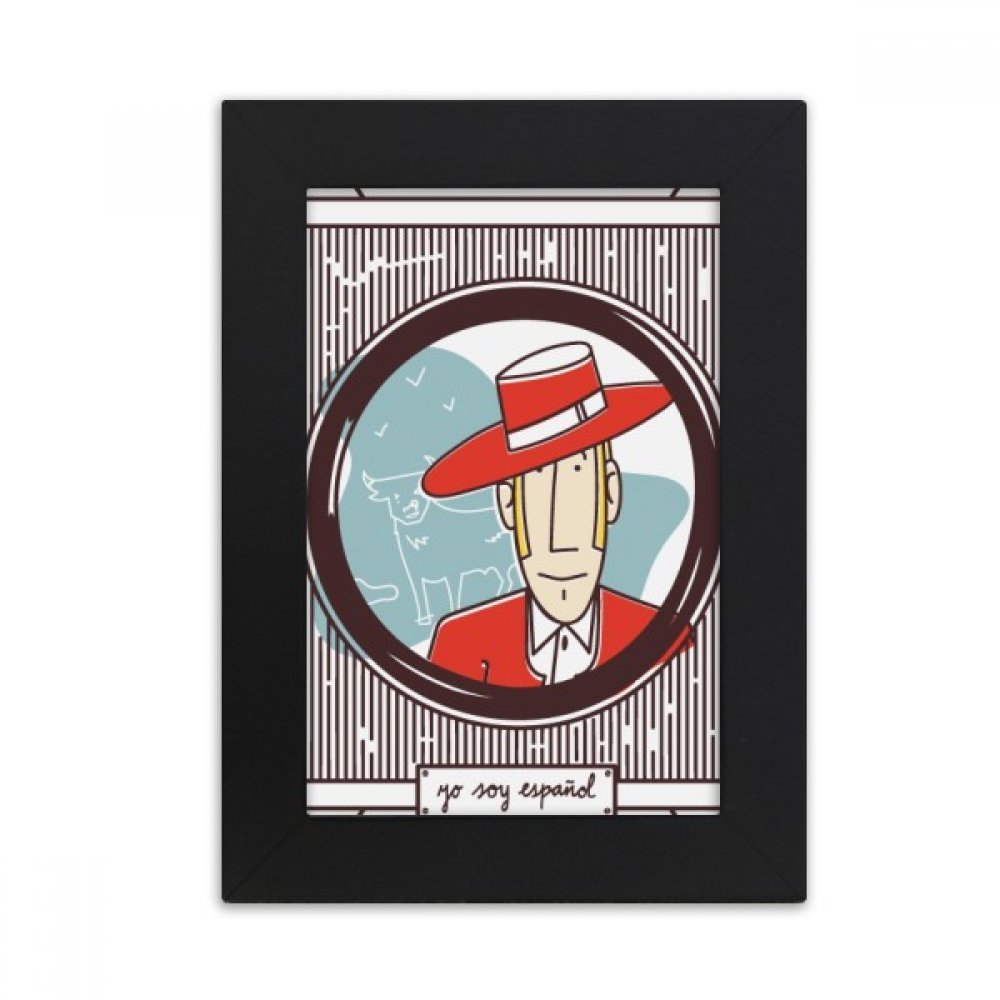 Cadre photo bureau noir et peinture espagnole pour embellir votre espace