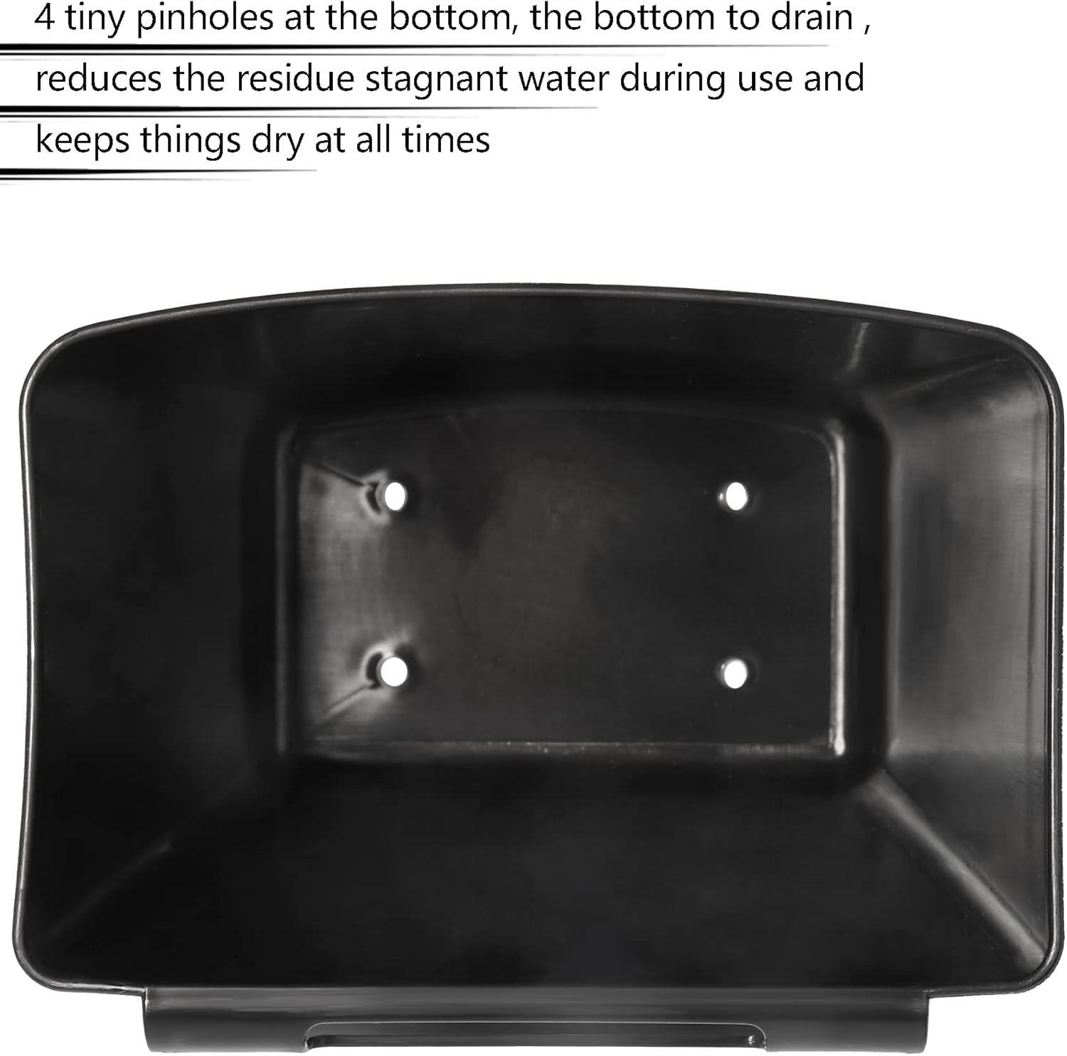 6 Pack Hanging Cup Holder for Rolling cart Accessories Hooks Little Hanging Buckets Hanging Storage Bins Craft Supplies for Rolling Utility Cart Slim Storage Cart (Black) - Image 4