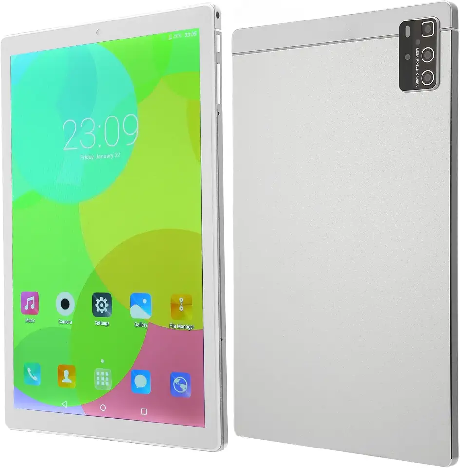 10.1in Tablet for Android11, 6G 128G, 2.4 5GWiFi, 2560x1600IPS 5MP 8MP, Dual Camera, 8 Core CPU Calling Tablet, Expandable 128GB Memory, Type C
