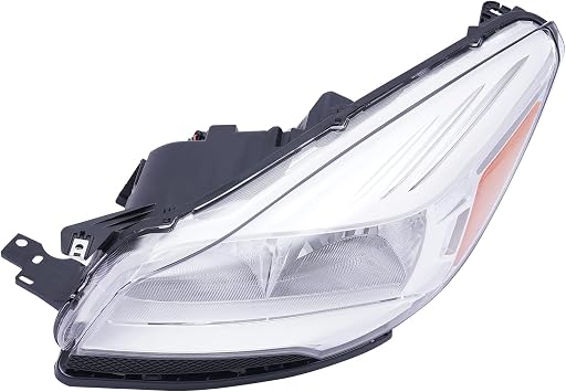Headlights Assembly Sets For Ford Escape 2013 2014-2015 2016, Halogen Headlamp Left Driver Side Replacement, High Performance Front Lamp Perfect For Original Car (Left)