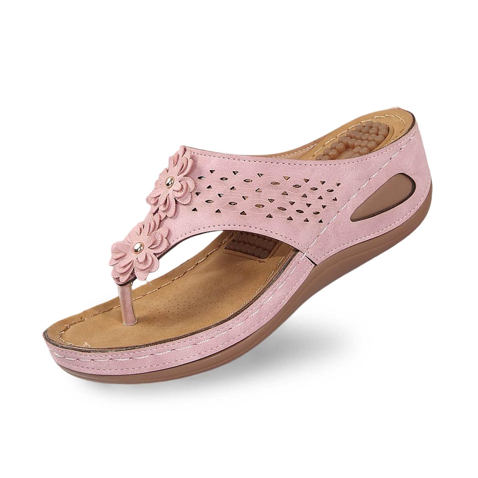 Sandales compensées mode plage été chaussures respirantes - 8