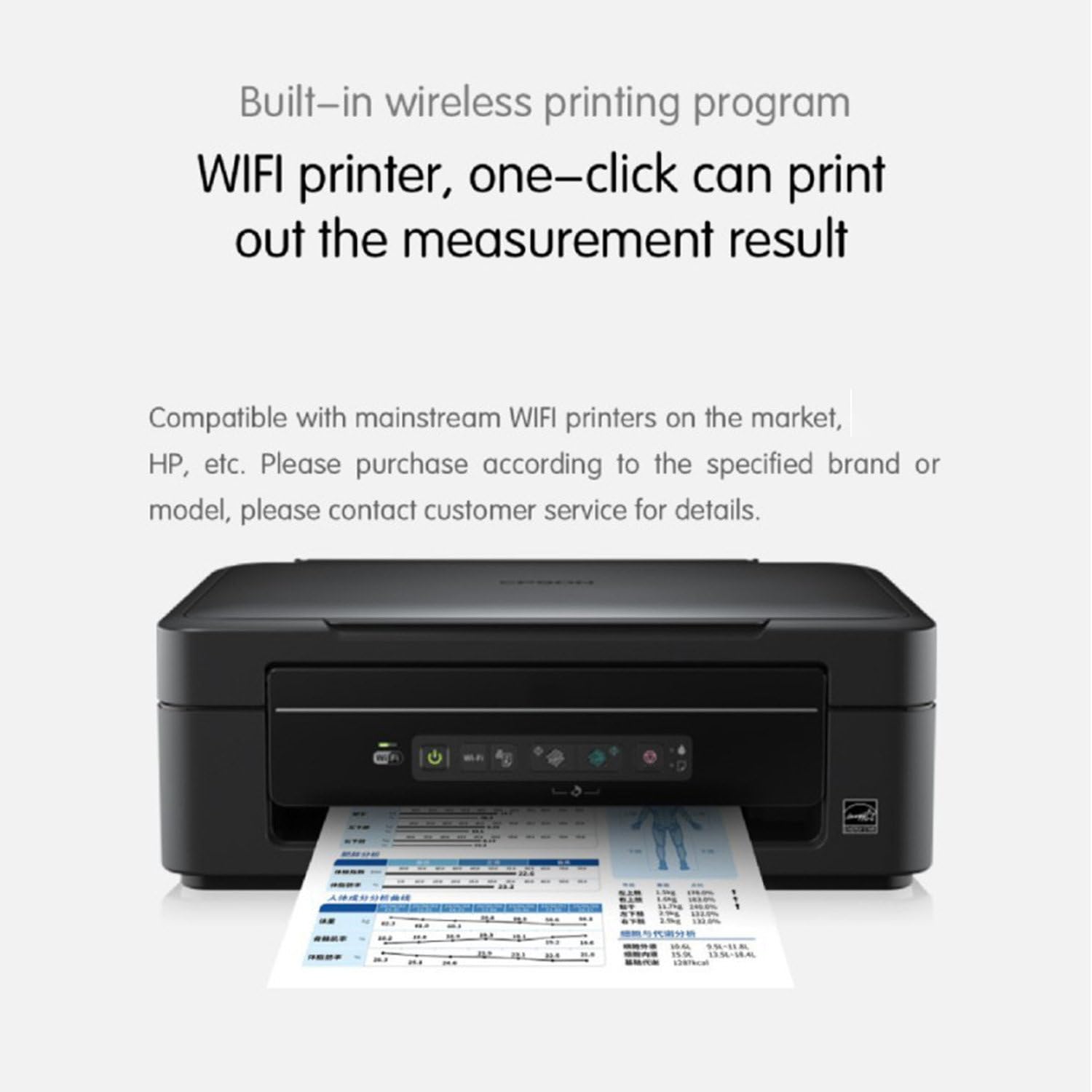 Analizator składu ciała, analizator tkanki tłuszczowej 10,1 cala, urządzenie do analizy bioimpedancji dotykowej HD, test wzrostu, analizator tkanki tłuszczowej, waga do pomiaru tkanki tłuszczowej