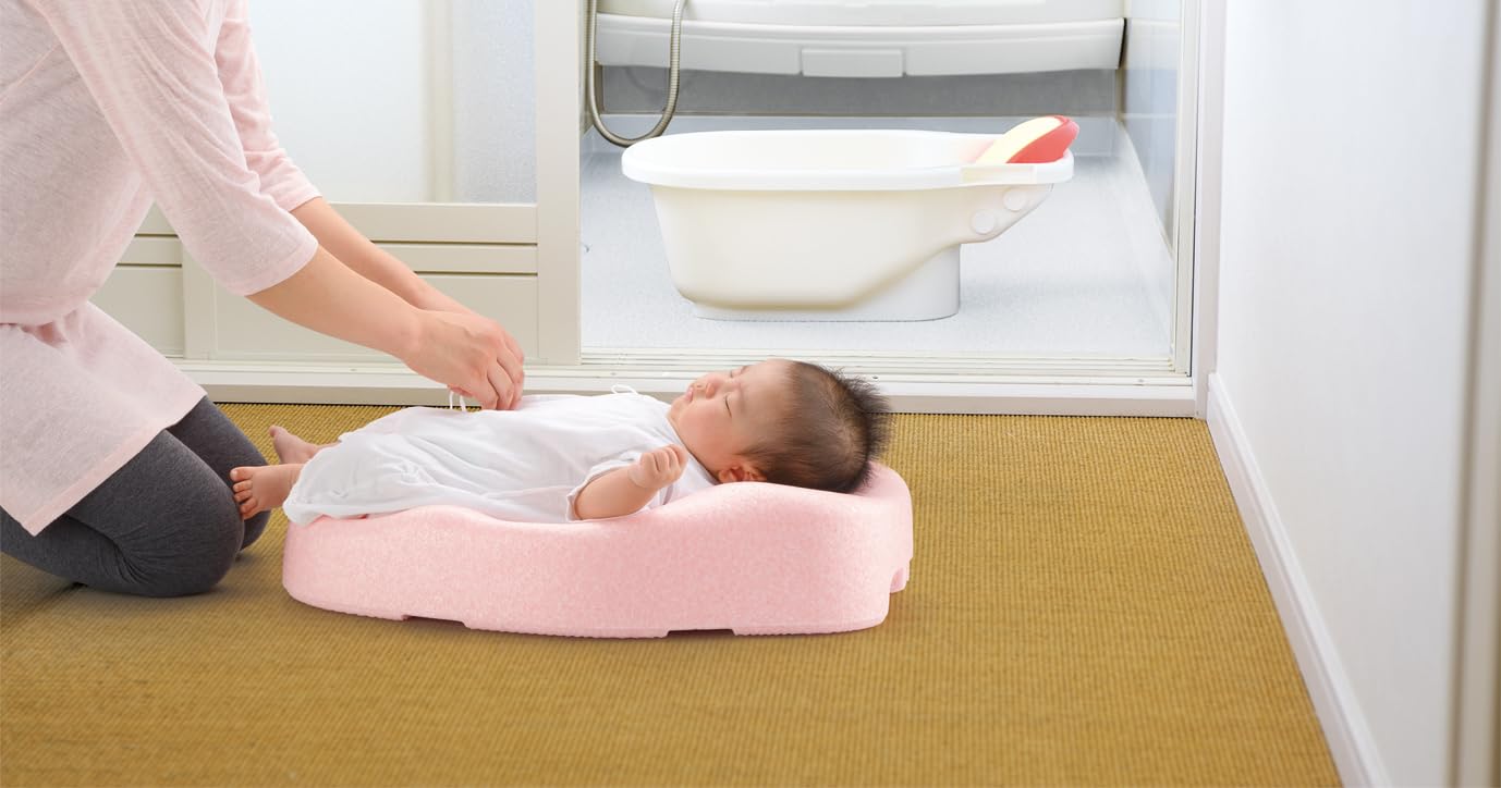 Amazon.co.jp: リッチェル ひんやりしないおふろマットR 新生児~6カ月 