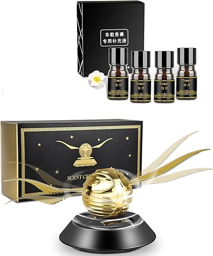 Kwak's Ambientadores solares para automóvil, ambientador solar para automóvil con 4 botellas adicionales de repuesto para ambientador solar para