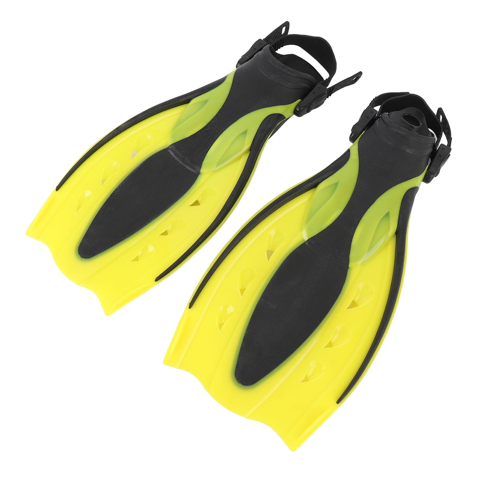 Aletas de Buceo para Adultos |Cómodas Aletas de Goma para Nadar para Entrenamiento de Snorkel, Drenaje de Agua Antideslizante para Hombres, Mujeres, Adolescentes, Talla M 42 43