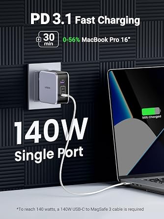 UGREEN 300W 48,000mAh Portable Charger Bundle with 140W USB C Charger
