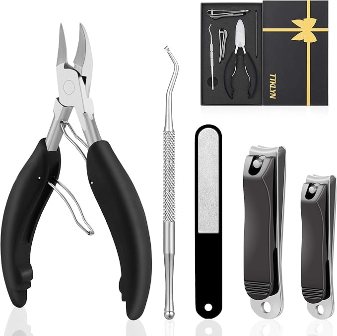 Nail Clippers Set,5 Pcs Sharp Toenail and Fingernail