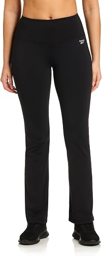 Reebok Women’s Lean Vector High-Rise Pant, Standard Fit, 31” Inseam, Lightweight