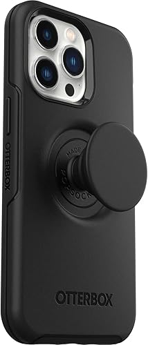 Miniatura 5 de OtterBox + Pop Symmetry Series - Funda para iPhone 13 Pro (solamente), embalaje no al por menor, color negro