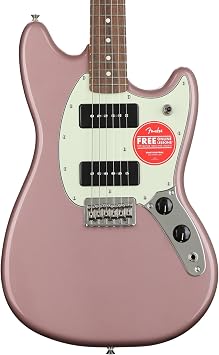 Fender Player 90 Mustang Electric Guitar، Burgundy Mist Metallic، Pau Ferro Fingerboard