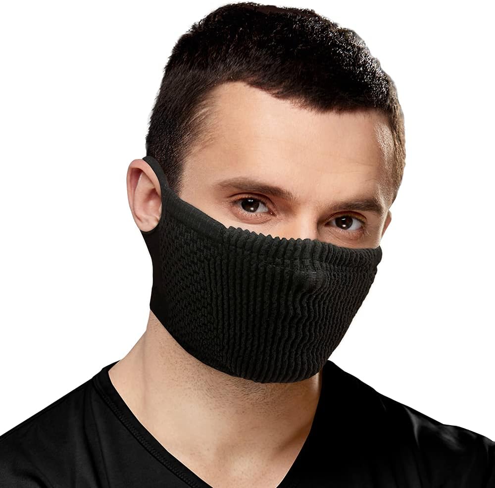 NarooF5s - 2-in-1 Reversible Reusable Dust Filtering Breathable Pro Sport Face Mask for Running Hiking Biking