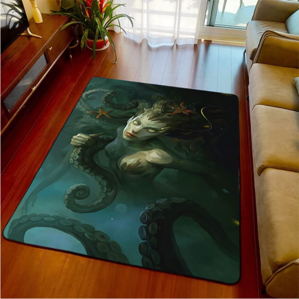 Cthulhu Banshee 3D Printed Carpet Modern Home Decor Non-Slip Area Rug Living Room Bedroom Carpets Halloween Decor Floor Mat