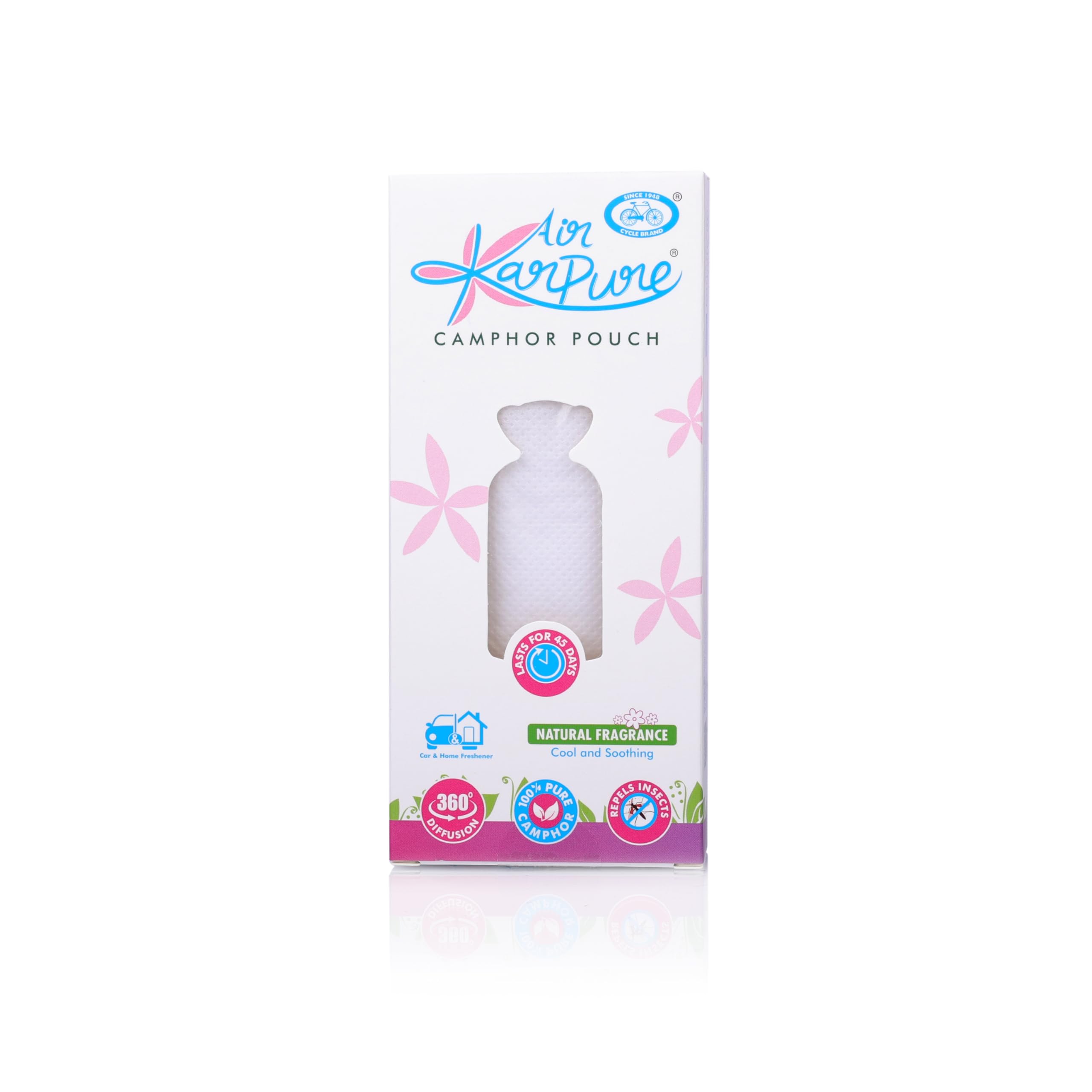 Cycle Pure Camphor Pouch – Original Fragrance 60G