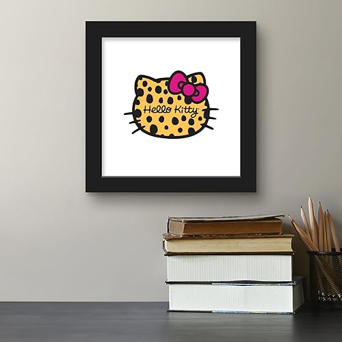 Miniatura 8 de Trends International Gallery Pops - Póster de pared de Sanrio Hello Kitty con cara de gatito de la selva Paradise, 12.00 x 12.00 pulgadas, lienzo
