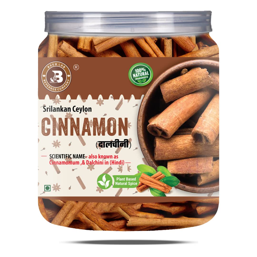 Brew Lab Sri Lankan Cinnamon Sticks (Sabut Dalchini) | True Cinnamon | Anti-Daibetic | Natural Aroma & No Added Preservative | (250 grams) (B0BWS3Q7P2) Amazon Price History, Amazon Price Tracker
