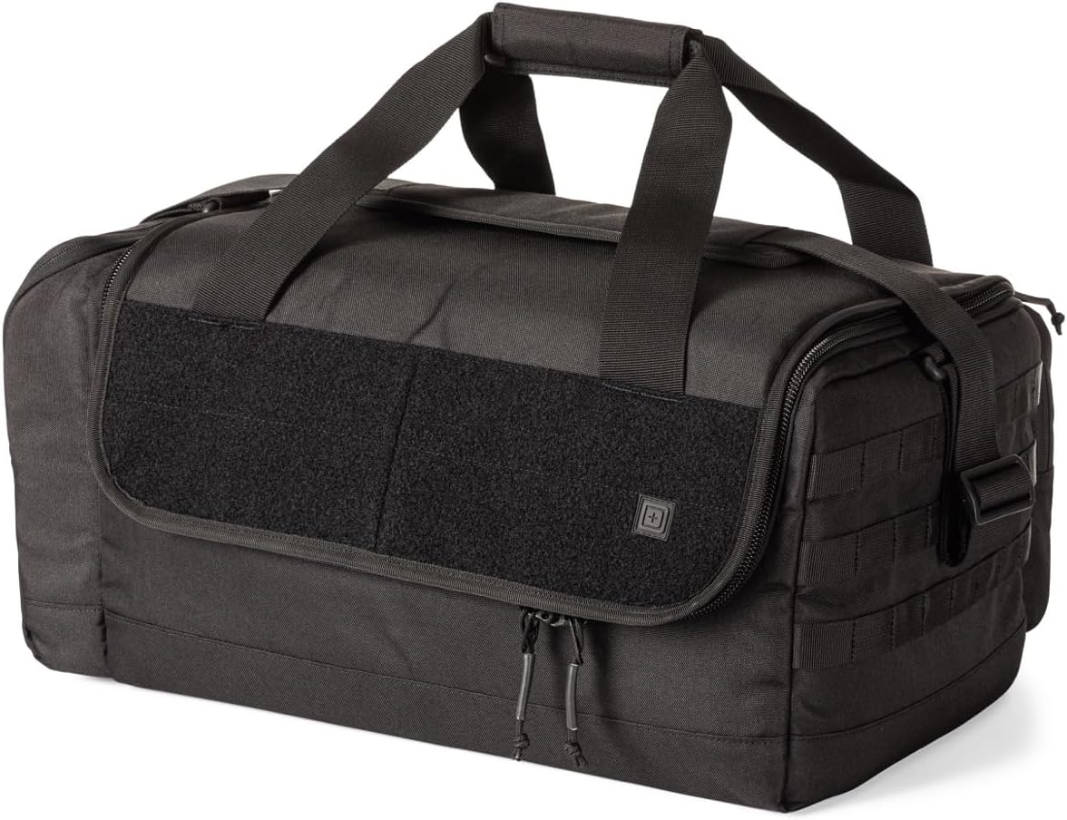 5.11 Tactical Range Ready Trainer Bag, Molle Duffle Pack with Shoulder Strap for Secure EDC Training, Storage & Competition, Style 56567ABR