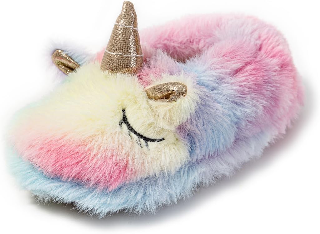 Baby Girls' Cartoon Indoor Anti Slip House Slippers